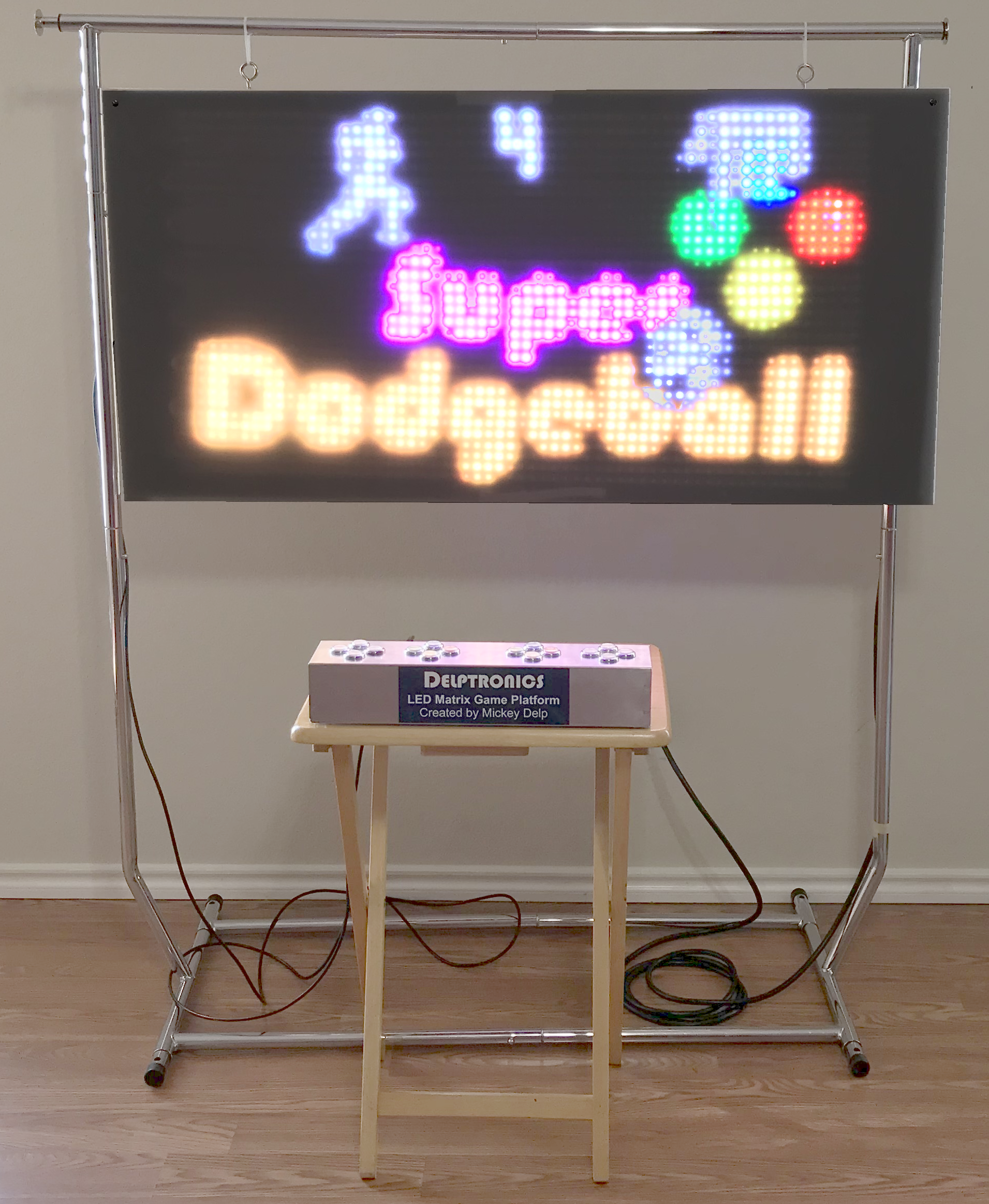 LED Matrix Game System project image